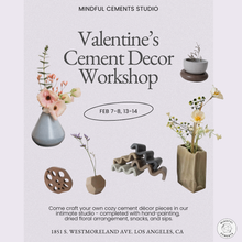 Load image into Gallery viewer, Love, Poured Slowly: A Valentine's Cement Decor Workshop - 2/7-2/8, 2/13-14