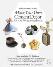 Load image into Gallery viewer, Cement Decor Craft Workshop (Regular Class / Glass-Terrazzo Trays)