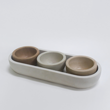 Load image into Gallery viewer, Trio Pot Set + Oblong Tray
