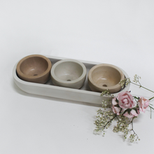 Load image into Gallery viewer, Trio Pot Set + Oblong Tray
