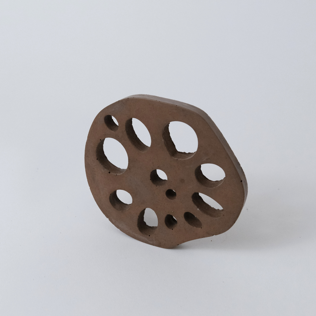 Lotus Root Coaster – Mindful Cements Studio Lotus Root Coaster – Mindful Cements Studio