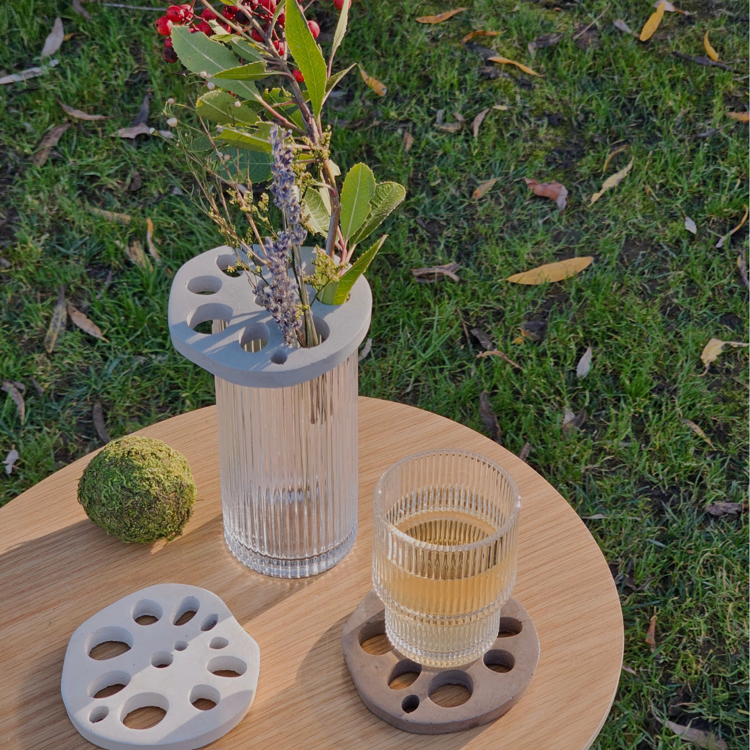 Lotus Root Coaster – Mindful Cements Studio