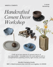 Load image into Gallery viewer, Cement Decor Craft Workshop (Regular Class / Glass-Terrazzo Trays)
