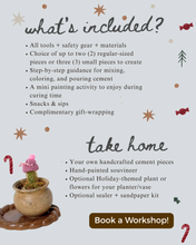 Load image into Gallery viewer, Holiday Cement Object Workshop - Sat, Dec 13 (2-4pm)
