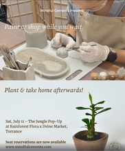 Load image into Gallery viewer, Pour &amp; Plant Workshop - The Jungle Plant Popup at Rainforest Flora x Dvine Market - Sat, July 11
